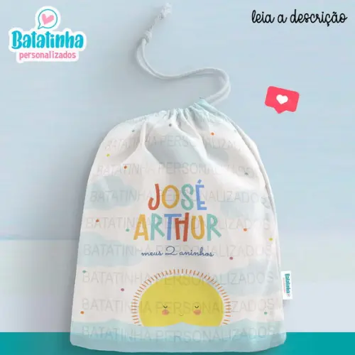 Sacolinha / Saquinho Surpresa - Minha Primeira Volta ao Sol