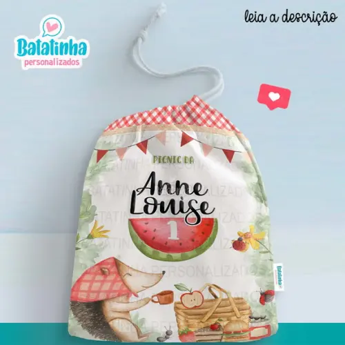 Sacolinha / Saquinho Surpresa - Picnic / Piquenique