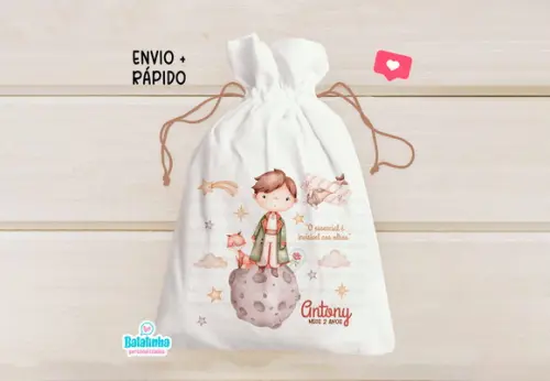 Saquinho Personalizado Pequeno Príncipe