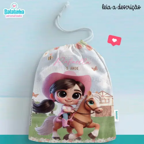 Saquinho Lembrancinha - Country - Boiadeira