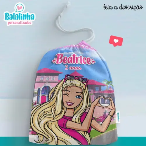 Sacolinha / Saquinho Lembrancinha Barbie