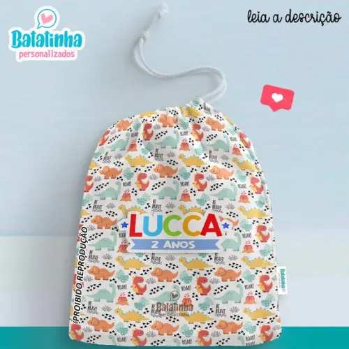 Sacolinha / Saquinho Surpresa - Dinossauro