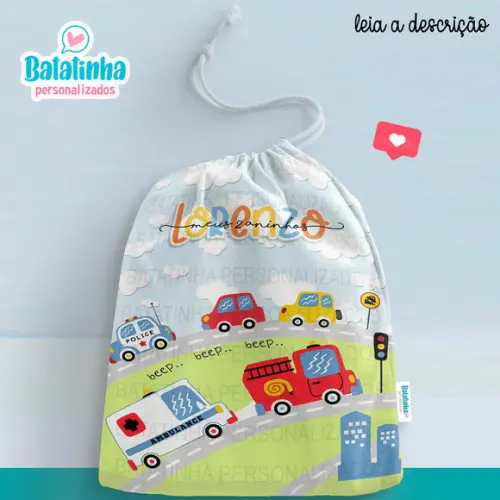Sacolinha / Saquinho Surpresa - Meios de Transporte