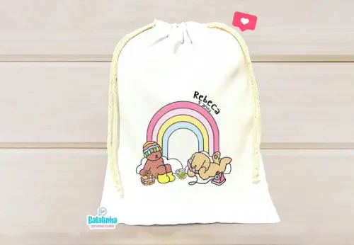 Saquinho Personalizado Bobbie Goods 15x20cm
