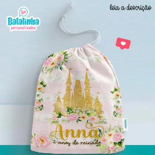 Sacolinha / Saquinho Surpresa - Realeza / Princesa