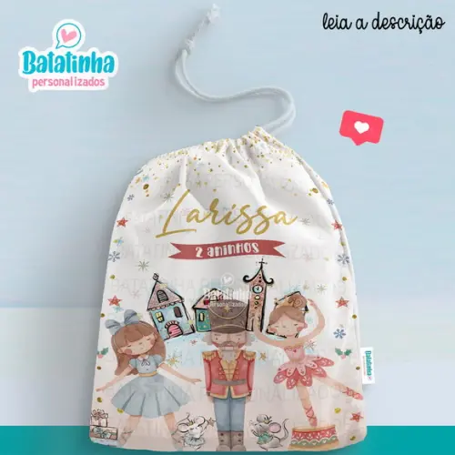 Sacolinha / Saquinho Surpresa - Quebra Nozes