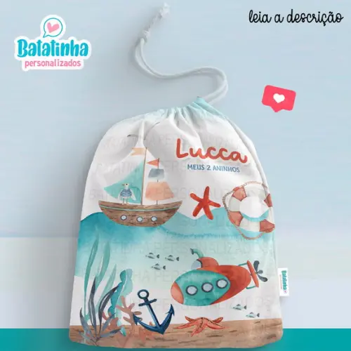 Saquinho Fundo do Mar