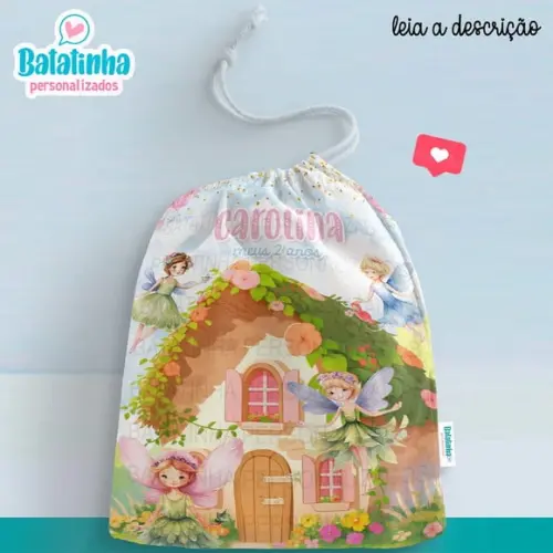 Sacolinha / Saquinho Surpresa - Jardim / Bosque Fadas