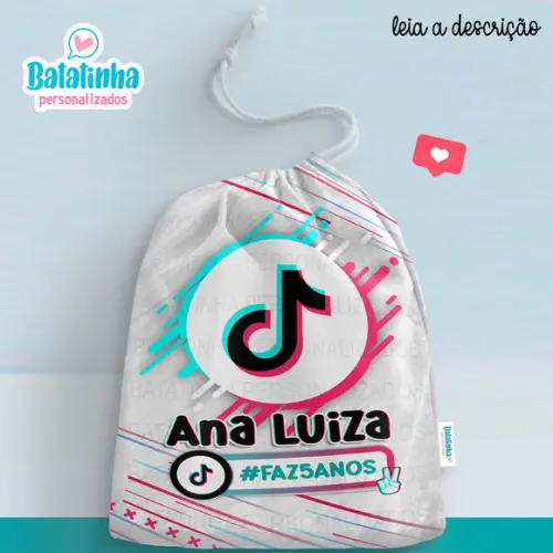 Sacolinha / Saquinho Surpresa - Tik Tok
