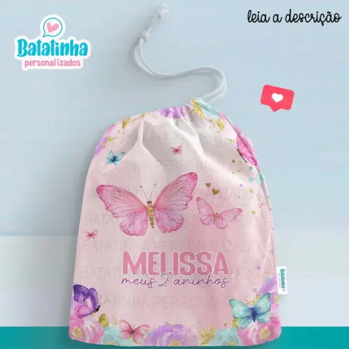 Saquinho Personalizado Borboleta