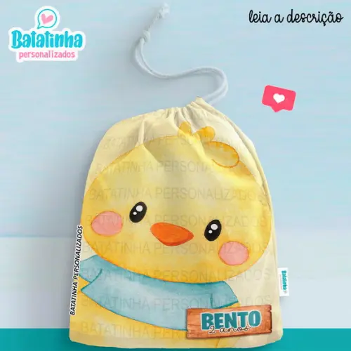 Sacolinha / Saquinho Surpresa - Pintinho