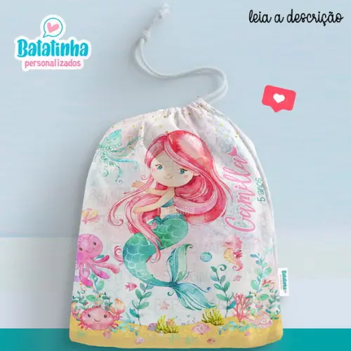 Sacolinha / Saquinho Surpresa - Sereia