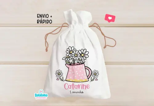 Saquinho Personalizado Margarida