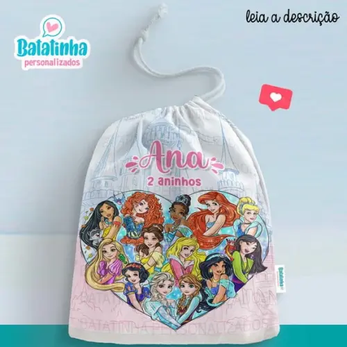 Sacolinha / Saquinho Surpresa - Princesas