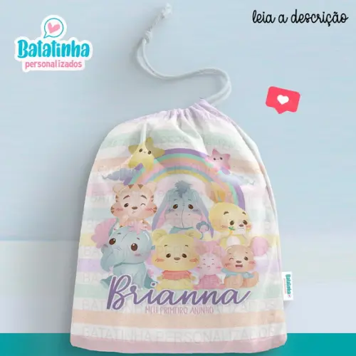 Sacolinha / Saquinho Surpresa - Ursinho Pooh