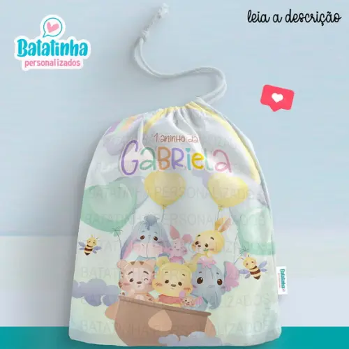 Sacolinha / Saquinho Surpresa - Ursinho Pooh Candy