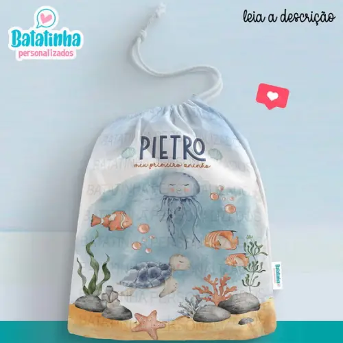 Sacolinha / Saquinho Surpresa - Fundo do Mar