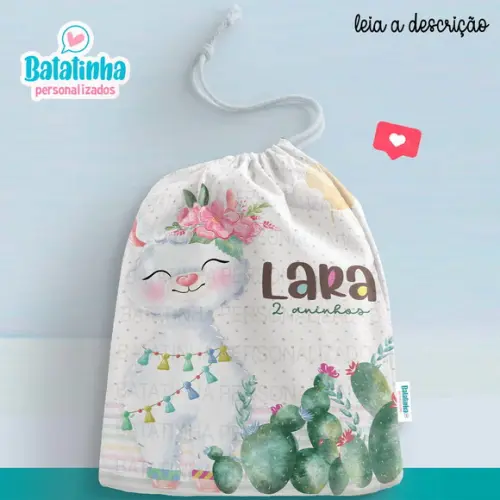 Sacolinha / Saquinho Surpresa - Lhama