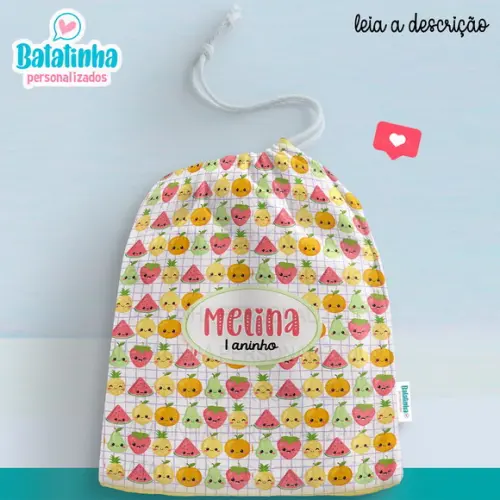 Sacolinha / Saquinho Surpresa - Frutinha / Tutti Frutti