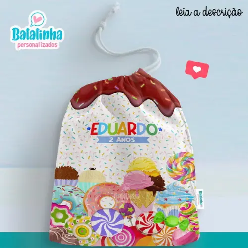 Sacolinha / Saquinho Surpresa - Candy / Doce / Doceria