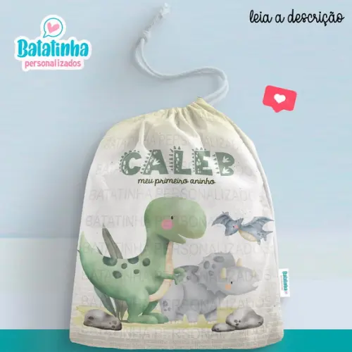 Sacolinha / Saquinho Surpresa - Dinossauro