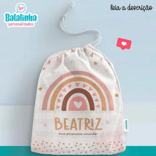 Sacolinha / Saquinho Surpresa - Arco Íris Boho