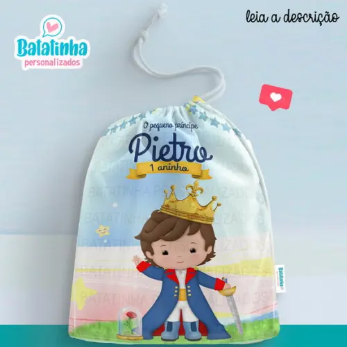 Saquinho Surpresa Pequeno Príncipe