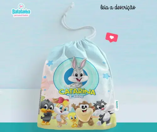 Saquinho Personalizado Baby Looney