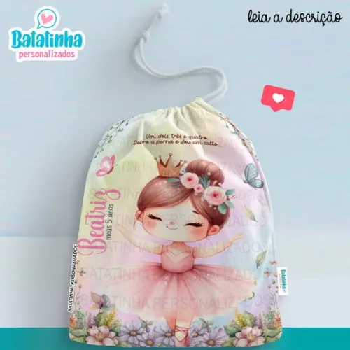 Sacolinha / Saquinho Surpresa - Bailarina
