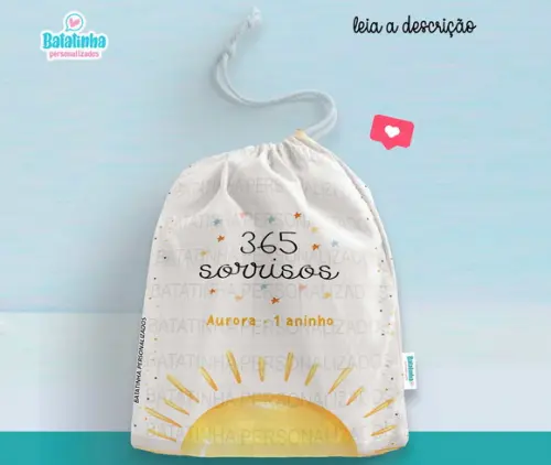 Saquinho Personalizado 365 Sorrisos