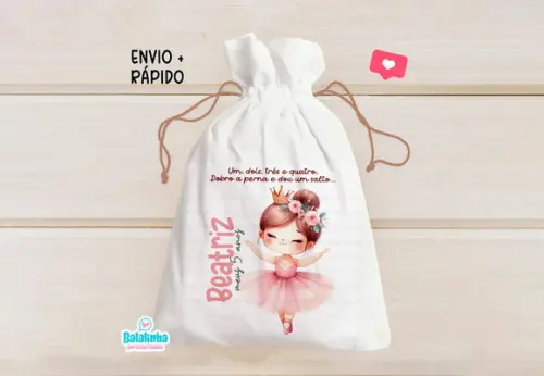 Saquinho Personalizado Bailarina