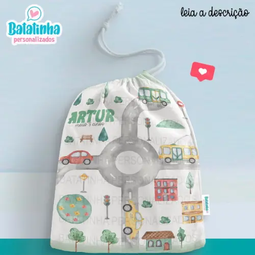 Sacolinha / Saquinho Surpresa - Meios de Transporte