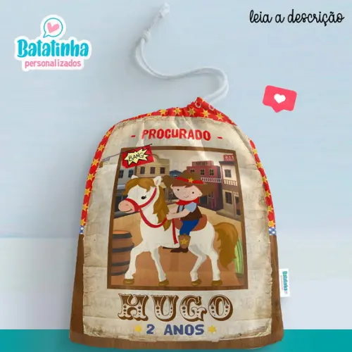 Sacolinha / Saquinho Surpresa - Faroeste