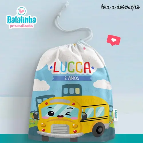 Sacolinha / Saquinho Surpresa - Transporte / Ônibus