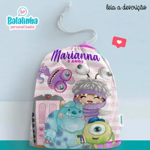 Sacolinha / Saquinho Surpresa - Monstros Sa
