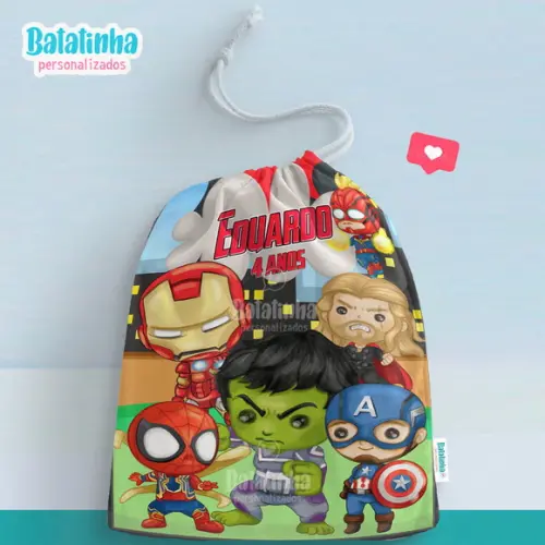 Sacolinha / Saquinho Surpresa - Vingadores