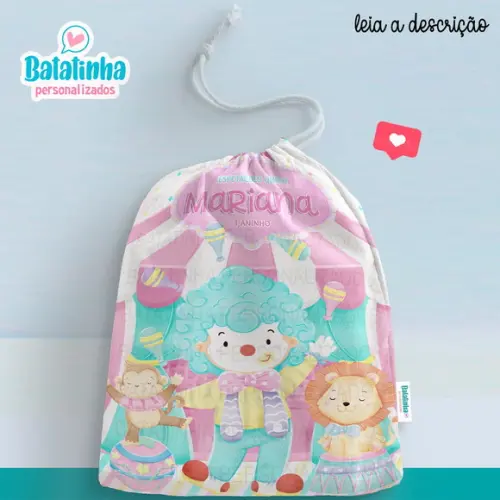 Sacolinha / Saquinho Surpresa - Circo Candy