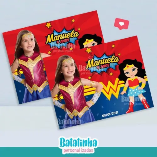 Imã de Geladeira - Mulher Maravilha