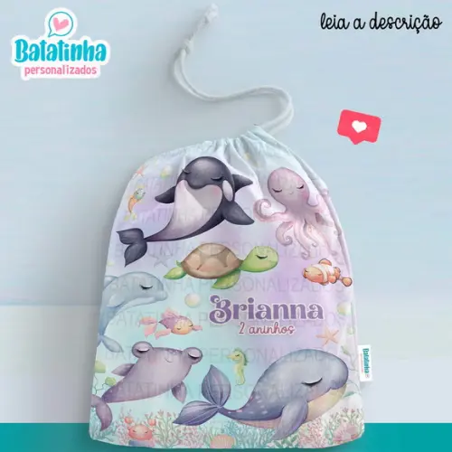 Saquinho Fundo do Mar