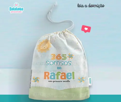 Saquinho Personalizado 365 Sorrisos
