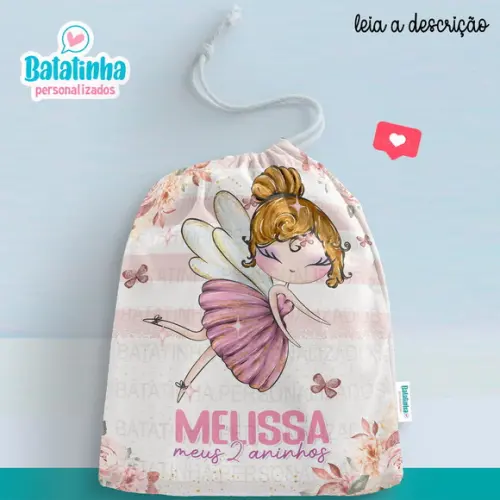 Sacolinha / Saquinho Surpresa - Jardim de Fadas