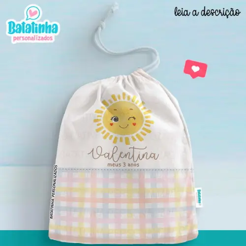 Sacolinha / Saquinho Surpresa - Raio de Sol