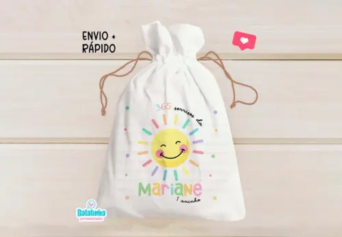 Saquinho Personalizado 365 Sorrisos