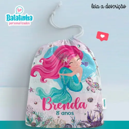 Sacolinha / Saquinho Surpresa - Sereia