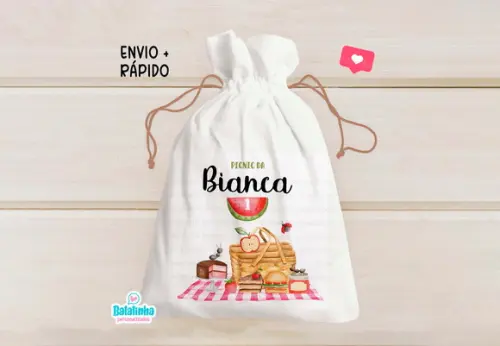 Saquinho Personalizado Picnic