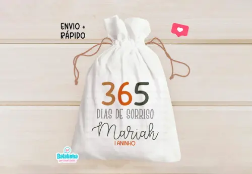 Saquinho Personalizado 365 Sorrisos
