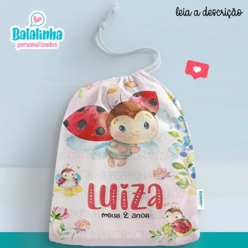 Sacolinha / Saquinho Surpresa - Joaninha