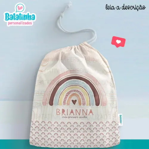 Sacolinha / Saquinho Surpresa - Arco Íris Boho