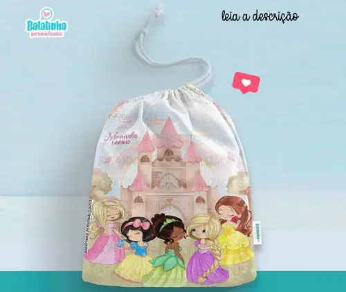 Saquinho Lembrancinha Princesas