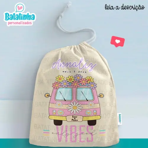 Sacolinha / Saquinho Surpresa - Surf / Kombi
